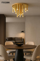 MOOSEE lampa sufitowa / plafon ORGANO 60 złota
