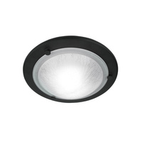 Plafon Berwick 1 źródło światło Czarne BERWICK-F-BLACK Elstead Lighting