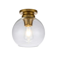 Plafon Tabby 1 źródło światło Oksydowany mosiądz Oksydowany mosiądz FE-TABBY-F-BB Elstead Lighting