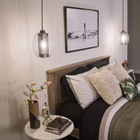 Mała lampa wisząca Asher II Antyczny pewter KL-ASHER-MP-AP Elstead Lighting