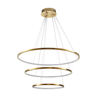 Lampa wisząca CIRCLE SLIM 40+60+80 LED złoty 40 cm + 60 cm + 80 cm Step into Design ST-10112P-3