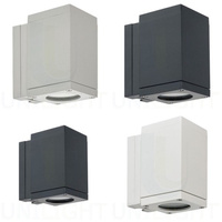 Kinkiet ogrodowy jednostronny Norlys Sandvik GU10 1740BL Czarny IP65