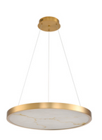 Lampa wisząca ALCHEMY LED złoty alabaster 60 cm Step into Design ST-MD2407