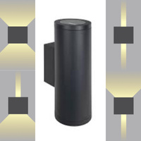 Kinkiet elewacyjny dwustronny Norlys LYSFJORD DALI2 6403GR Grafitowy 3000K