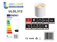 Roller WHITE Mini Downlight 42mm -Najmniejszy na Świecie ULDL312 Unilight