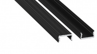 Profil LED LUMINES typ atom czarny anodowany 3 m 10-1352-30