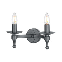 Kinkiet Warwick Grafitowa czerń WR2-GRAPHITE Elstead Lighting