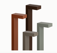 Lampa ogrodowa stojąca Norlys ASKER 1313CG 85cm Szary Cement Ściemnialna